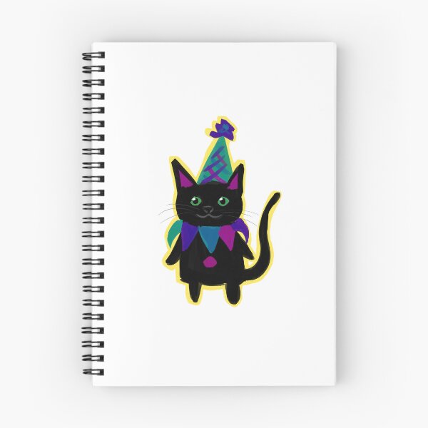 Item preview, Silly Circus Black Cat Clown Jester (Beth) designed and sold by Kalliopita.