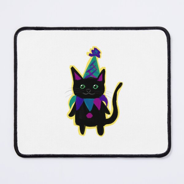 Item preview, Silly Circus Black Cat Clown Jester (Beth) designed and sold by Kalliopita.