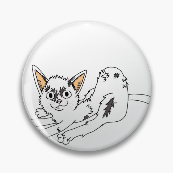 Item preview, Scrappy White Kitten Long Tail Loaf designed and sold by Salty-Dream.