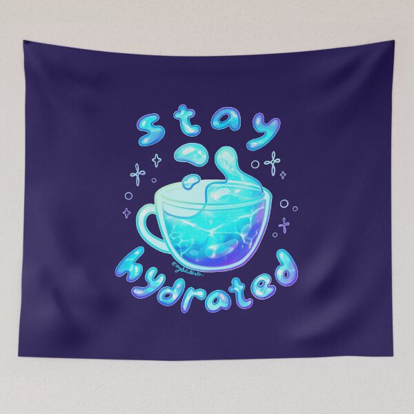 Item preview, Stay Hydrated Teacup designed and sold by heysoleilart.