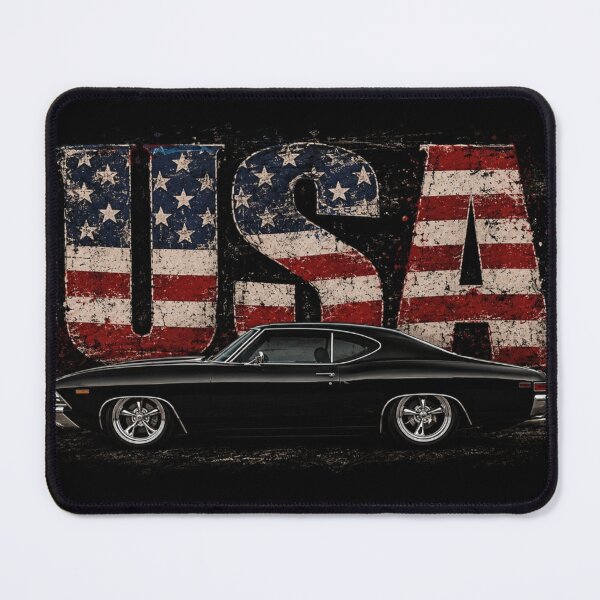 Item preview, USA Classic Muscle Car | Patriotic American Flag Hot Rod T-Shirt designed and sold by Diesel outlaw .