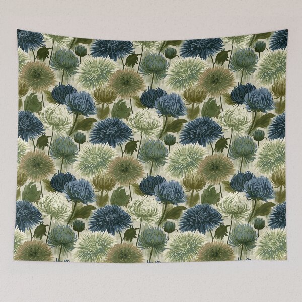 Item preview, Chic Chrysanthemum Flower - Flower Floral Pattern  - Birthday Gift Ideas designed and sold by RoyalStarsPatts.