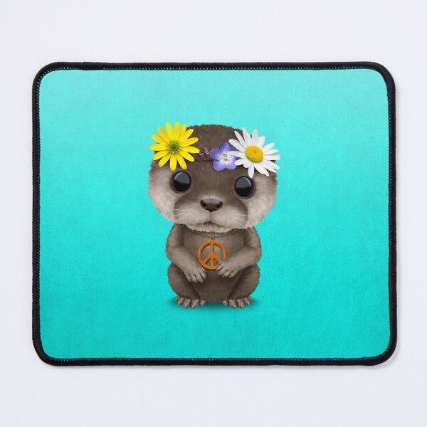 Item preview, Cute Baby Otter Hippie  designed and sold by JeffBartels.
