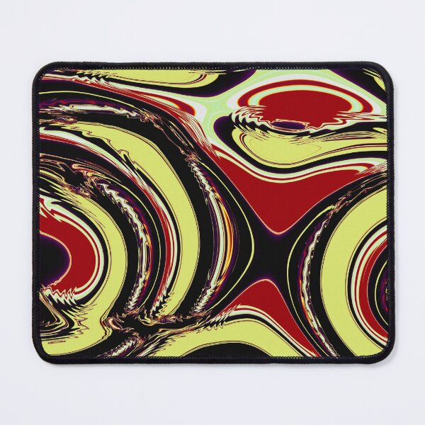 Item preview,  Fractal Swirl Vortex – Abstract Yellow Red Black Spiral Art designed and sold by BuckaBaby.