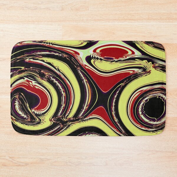 Item preview,  Fractal Swirl Vortex – Abstract Yellow Red Black Spiral Art designed and sold by BuckaBaby.