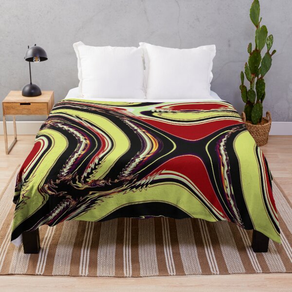 Item preview,  Fractal Swirl Vortex – Abstract Yellow Red Black Spiral Art designed and sold by BuckaBaby.