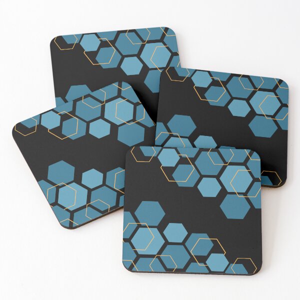 Item preview, Hexagon Shapes in Abstract Geometric Design designed and sold by The Retromotel.