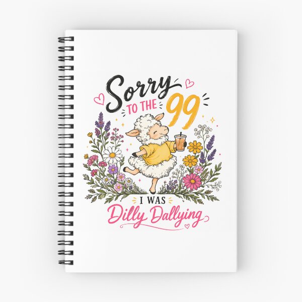 Item preview, Sorry To The 99 I Was Dilly Dallying Cute Sheep Procrastinator Humor designed and sold by RetroMini2026.