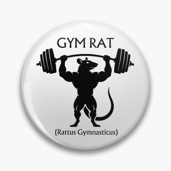 Item preview, Gym Rat (Rattus Gymnasticus) designed and sold by Amerizona Designs.
