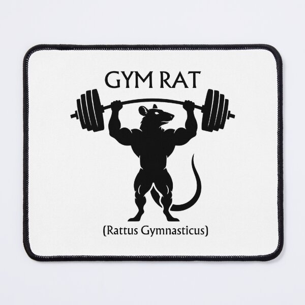 Item preview, Gym Rat (Rattus Gymnasticus) designed and sold by Amerizona Designs.