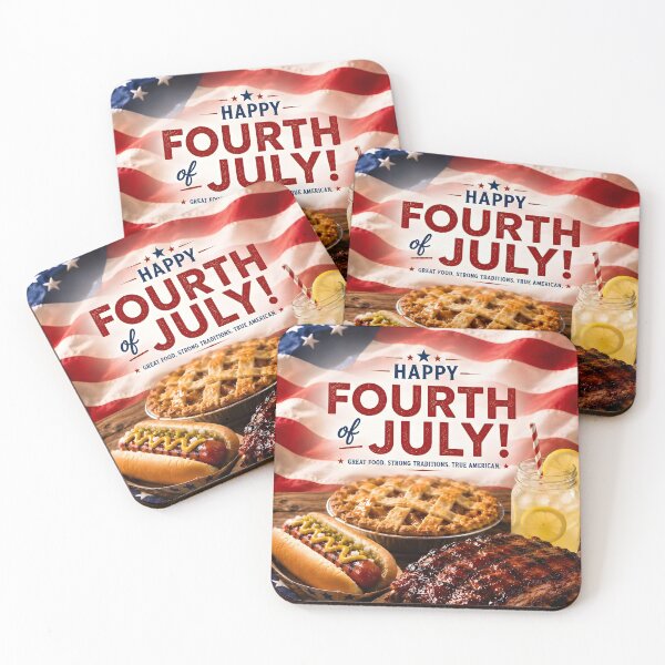 Item preview, 4th of July Food Holiday Poster⁠ Food Holiday Poster⁠ designed and sold by Easternpantry.