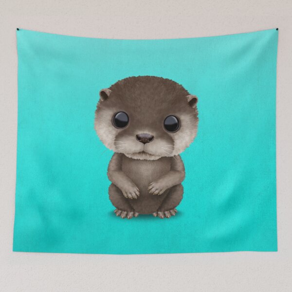 Item preview, Cute Baby Otter designed and sold by JeffBartels.