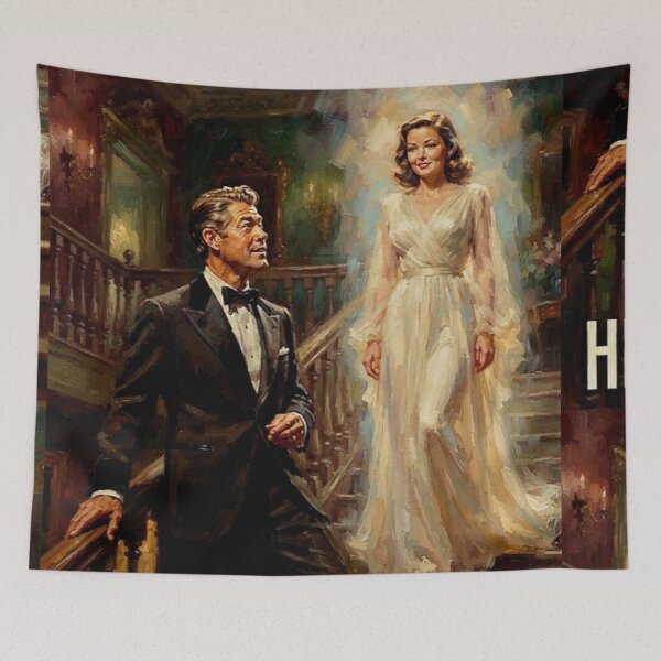 Item preview, Heaven Can Wait Retro Romantic Fantasy Comedy Classic Tribute Art Movie Poster designed and sold by Art's Diner.