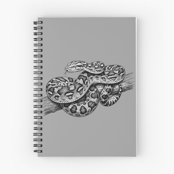 Item preview, Detailed Jungle Python Serpent Line Art Design designed and sold by Digital Duniyah.