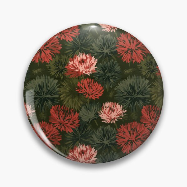 Item preview, Petaled Chrysanthemum Print - Tropical Flower Pattern  - Birthday Gifts For Boyfriend designed and sold by RoyalStarsPatts.