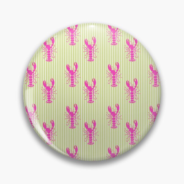 Item preview,  Trendy Stripe Lobster Pattern | Coastal Nautical Summer Illustration designed and sold by poppet103.