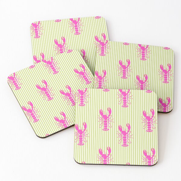 Item preview,  Trendy Stripe Lobster Pattern | Coastal Nautical Summer Illustration designed and sold by poppet103.