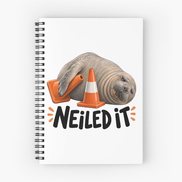 Item preview, Neil The Seal Funny Elephant Seal designed and sold by Eh Plus Designs.