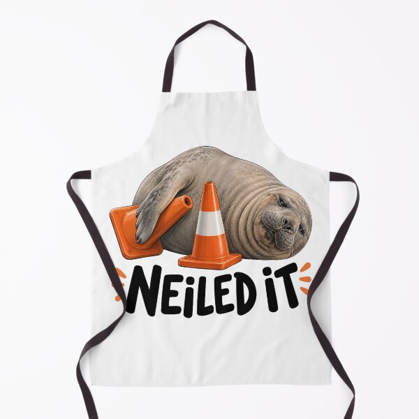 Item preview, Neil la foca, divertida foca elefante designed and sold by Eh Plus Designs.