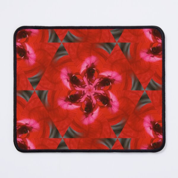 Item preview, Red Botanical Kaleidoscope Design designed and sold by SilentBloomLab.