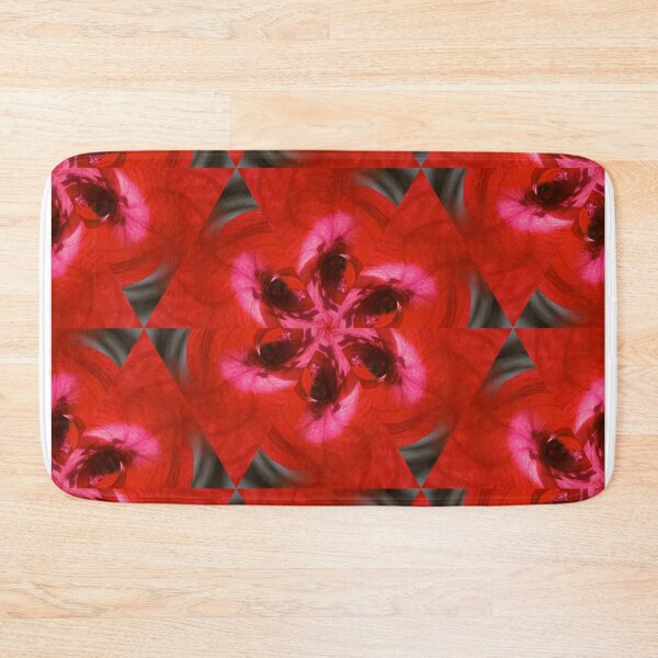 Item preview, Red Botanical Kaleidoscope Design designed and sold by SilentBloomLab.
