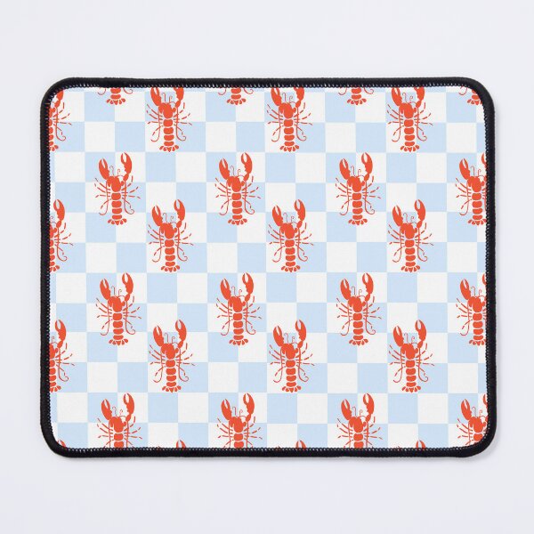 Item preview, Trendy Stripe Lobster Pattern | Coastal Nautical Summer Illustration designed and sold by poppet103.