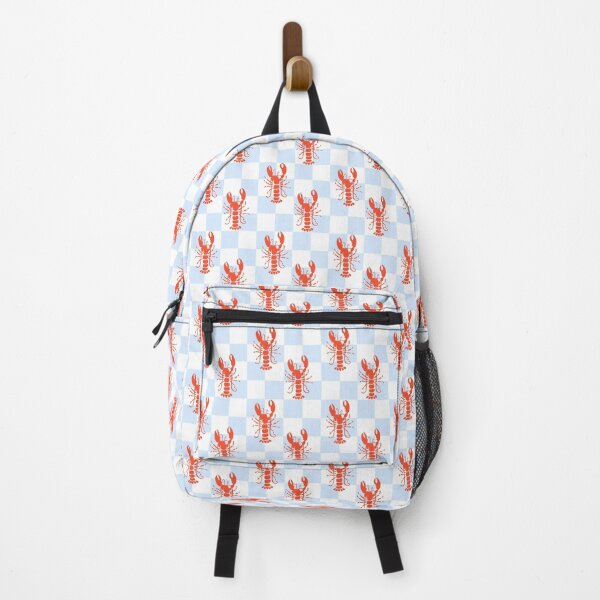 Item preview, Trendy Stripe Lobster Pattern | Coastal Nautical Summer Illustration designed and sold by poppet103.