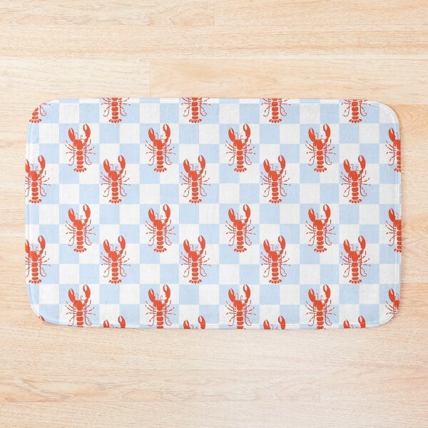 Item preview, Trendy Stripe Lobster Pattern | Coastal Nautical Summer Illustration designed and sold by poppet103.