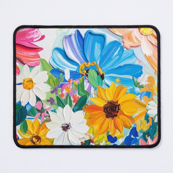 Item preview, Flower Painting Collage Colorful designed and sold by The Retromotel.