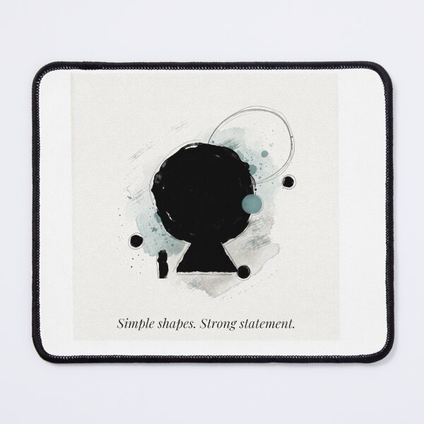 Item preview, Simple Shapes Strong Statement Minimalist Abstract Art designed and sold by Good Day Design.