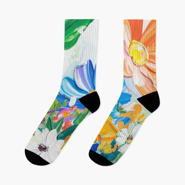 Item preview, Flower Painting Collage Colorful designed and sold by The Retromotel.