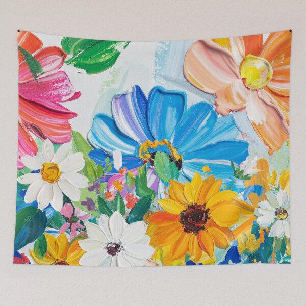 Item preview, Flower Painting Collage Colorful designed and sold by The Retromotel.