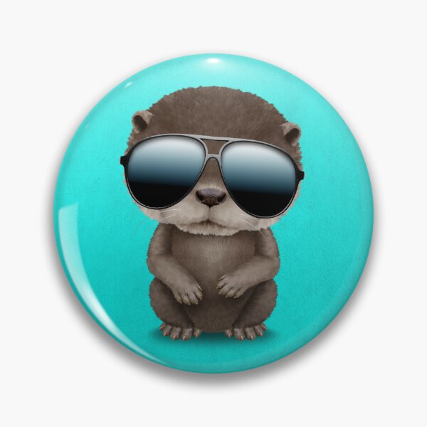Item preview, Cool Baby Otter Wearing Sunglasses designed and sold by JeffBartels.