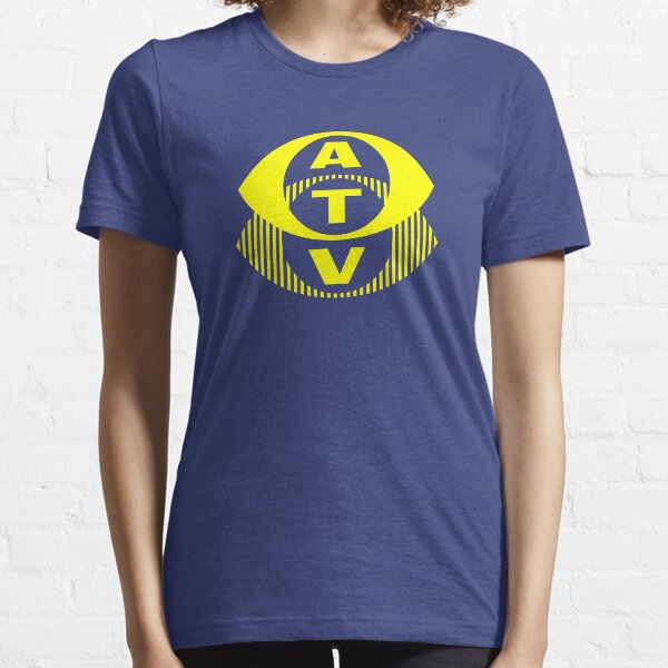 Retro TV ATV in a bright yellow Essential T-Shirt