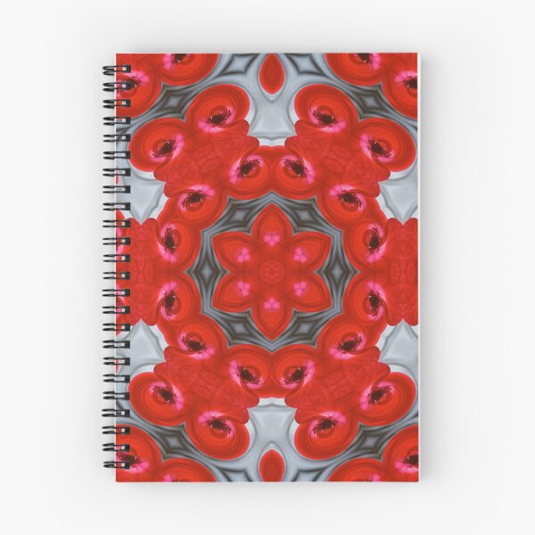 Item preview, Elegant Red Floral Mandala designed and sold by SilentBloomLab.