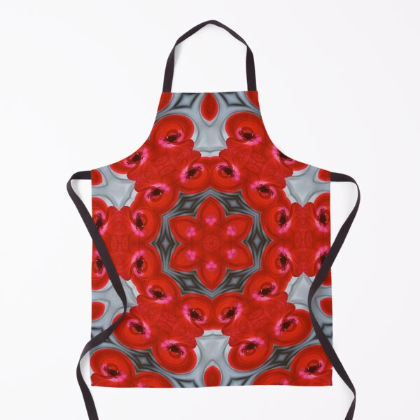 Item preview, Elegant Red Floral Mandala designed and sold by SilentBloomLab.