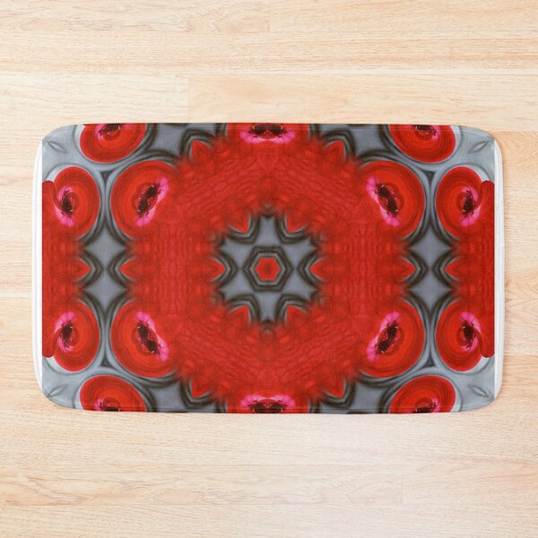 Item preview, Crimson Botanical Kaleidoscope Pattern designed and sold by SilentBloomLab.