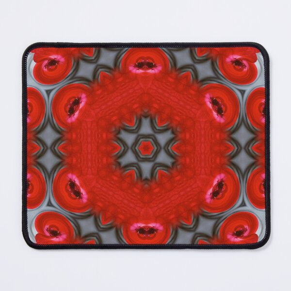 Item preview, Crimson Botanical Kaleidoscope Pattern designed and sold by SilentBloomLab.