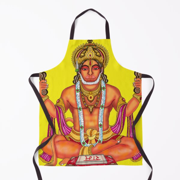 Item preview, Lord Hanuman Artwork | Divine Hindu God Digital Painting Illustration designed and sold by Harshit_Digital_Arts.