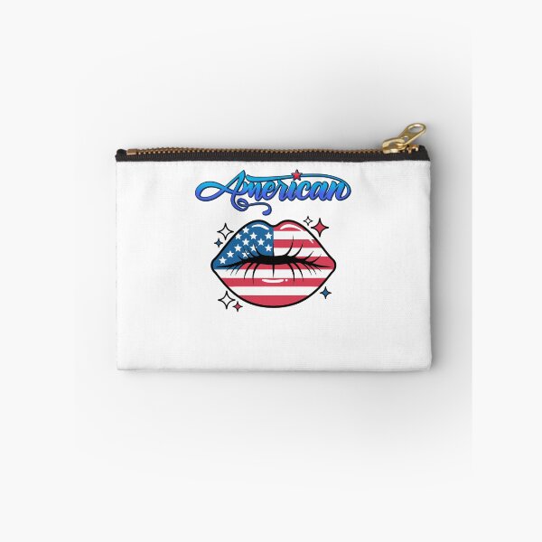 Item preview, American Flag Lips Patriotic Style designed and sold by Sarah'sCreativeLab.