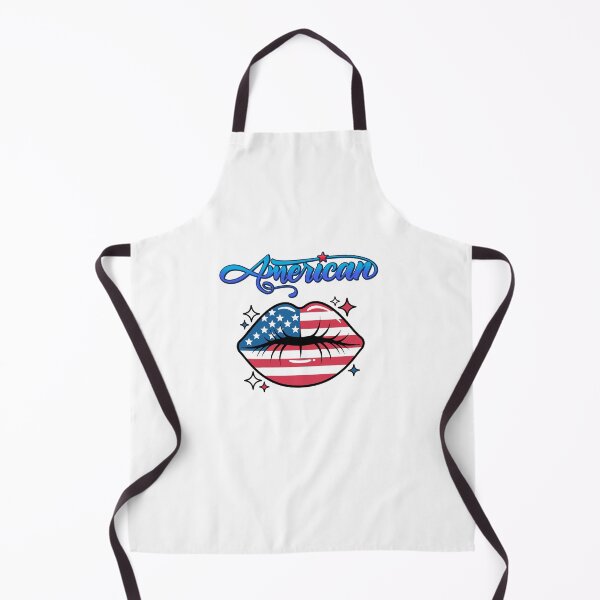 Item preview, American Flag Lips Patriotic Style designed and sold by Sarah'sCreativeLab.