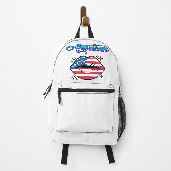 Item preview, American Flag Lips Patriotic Style designed and sold by Sarah'sCreativeLab.