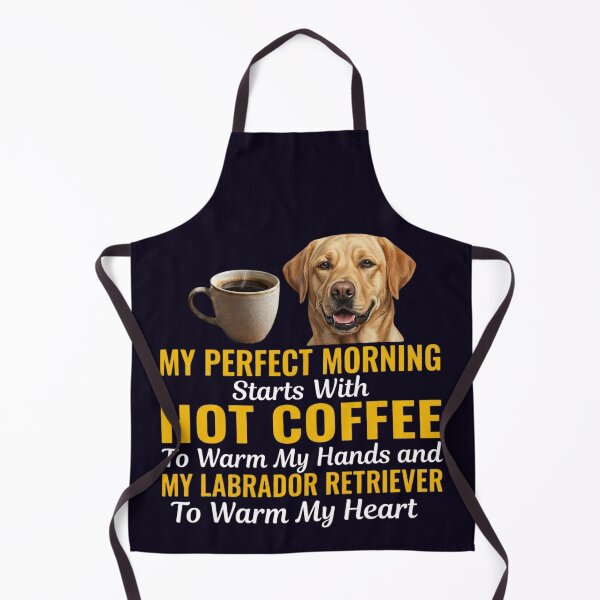 Item preview, COFFEE and LABRADOR RETRIEVER - PERFECT MORNING designed and sold by PRINTSCHARMINGM.