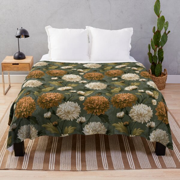 Item preview, Cute Chrysanthemum Print - Hawaiian Flower Pattern - Birthday Gifts For Girlfriend designed and sold by RoyalStarsPatts.