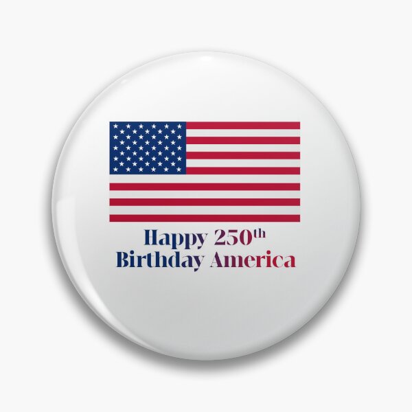 Item preview, WGUSA Clothing © Happy 250th Birthday America designed and sold by We're Girls USA.