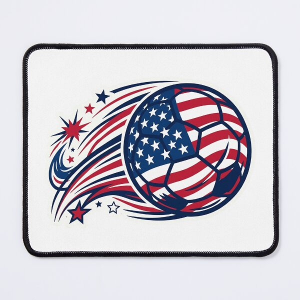 Item preview, USA Patriotic Soccer Ball Stars designed and sold by Majnon8bp.