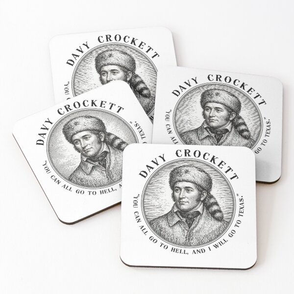 Artikelvorschau, Davy Crockett – Ich werde nach Texas gehen entworfen und verkauft von Amerizona Designs.