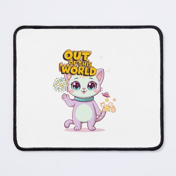 Item preview, Out Of This World Cute Space Alien Cat Kawaii designed and sold by Good Day Design.