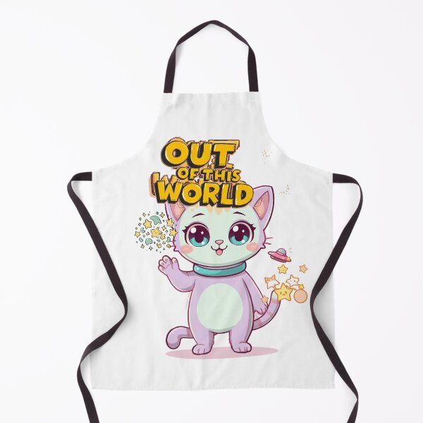 Item preview, Out Of This World Cute Space Alien Cat Kawaii designed and sold by Good Day Design.