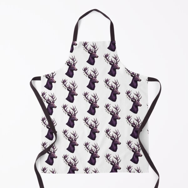 Item preview, Elegant Deer Lover Gift – Purple Floral Stag Design designed and sold by QuietlyBecoming.